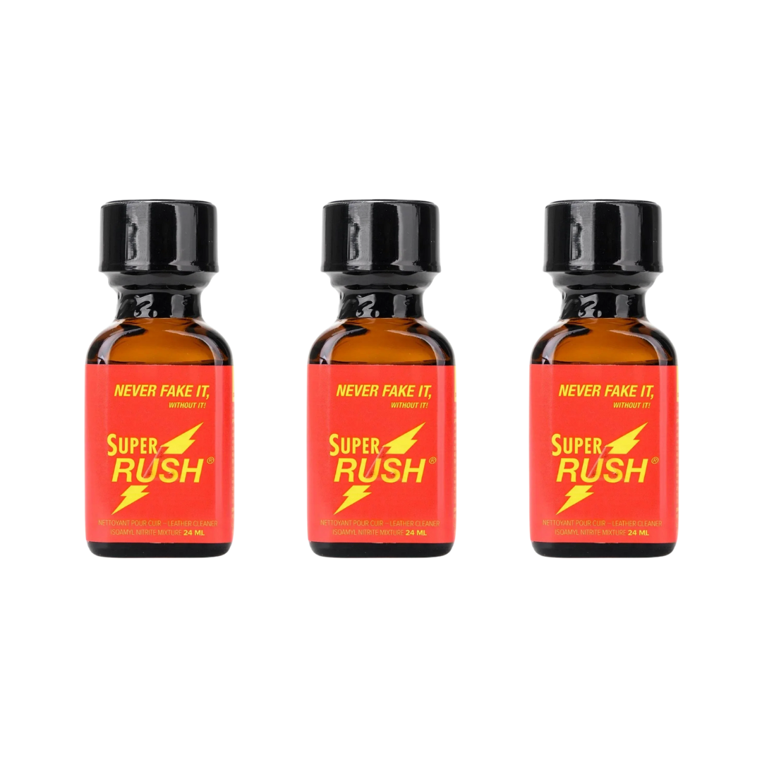 POPPERS SUPER RUSH 24ML COMBO TRIPLO
