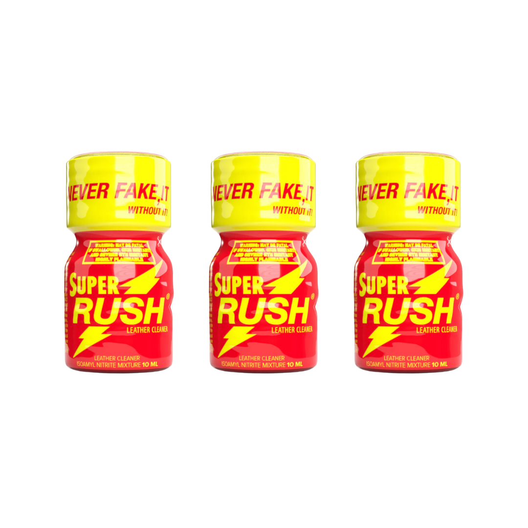 POPPERS SUPER RUSH 10ML COMBO TRIPLO